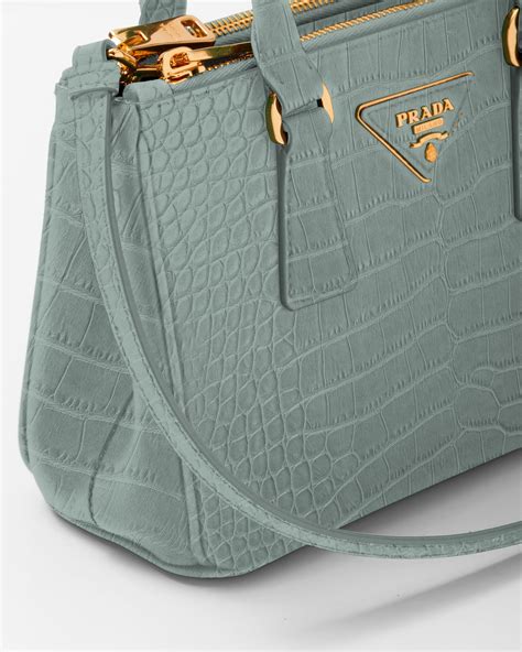 prada periwinkle blue|Periwinkle Blue Prada Galleria Crocodile Leather Mini.